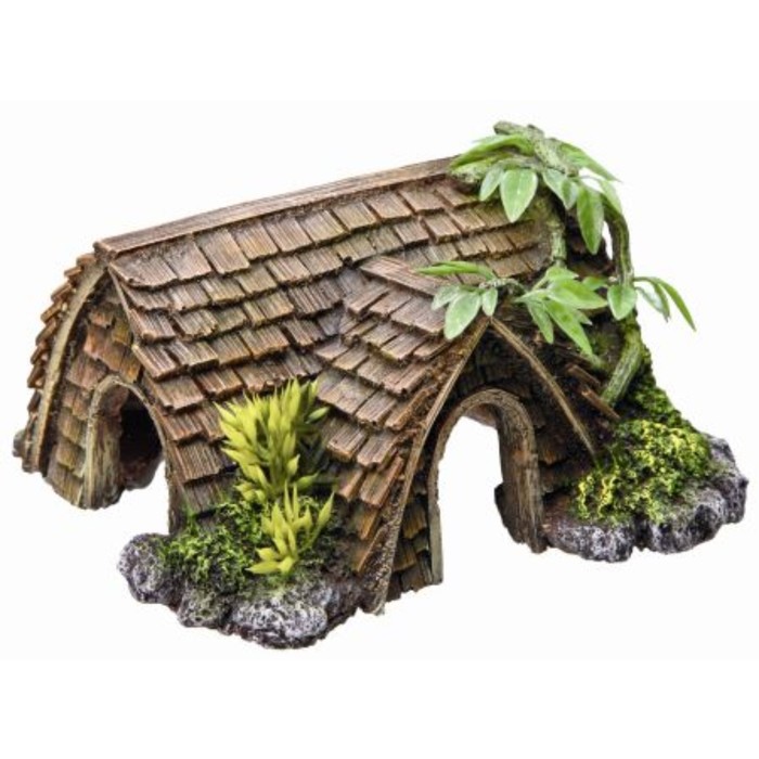 Декорация Nobby "Хижина", 15х14х8см, пластик