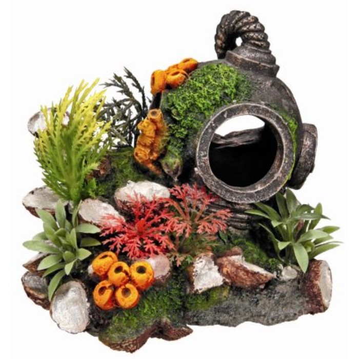 Декорация Nobby "Шлем водолаза", 13,5х11х12см, пластик