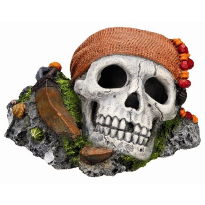 Декорация Nobby "Череп в бандане", 14,5х12,5х8,5см, пластик