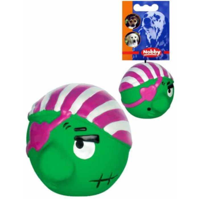 Игрушка Nobby "Мяч пират"для собак, 6,5см