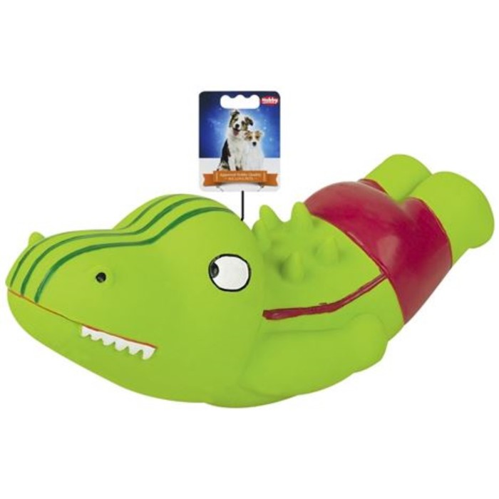 Игрушка Nobby "Крокодил-пловец" для собак, 20см