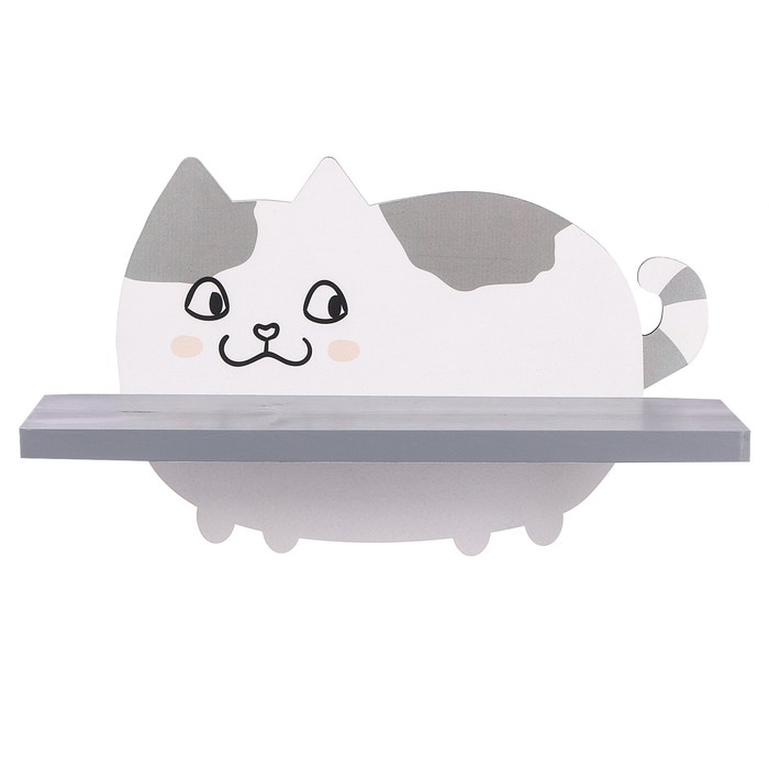 Полка детская "Белый кот"