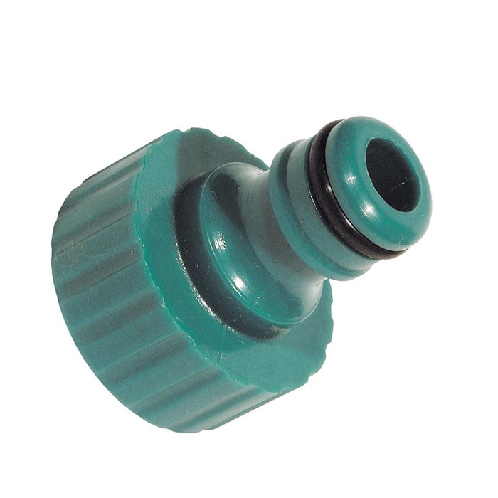 Штуцер, внутренняя резьба 3/4 (19 мм), быстросъёмное соединение, пластик штуцер внутренняя резьба 3 4 19 мм пластик gardena profi
