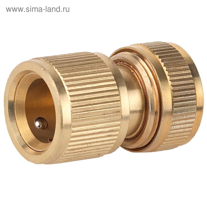 

Коннектор с аквастопом, 1/2" (12 мм), латунь, GRINDA Expert