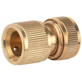 

Коннектор с аквастопом, 1/2" (12 мм), латунь, GRINDA Expert