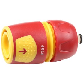 

Коннектор с аквастопом, 1/2" (12 мм) – 3/4" (19 мм), ударопрочный пластик, GRINDA