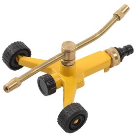 

Распылитель GRINDA "CLASSIC Quick-Connection System" металлический регулируемый на колесах, 2-х лопа