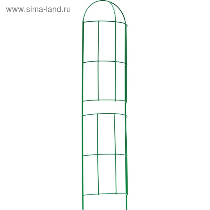

Шпалера, 215 × 52 см, металл, зелёная, Grinda «Овал»