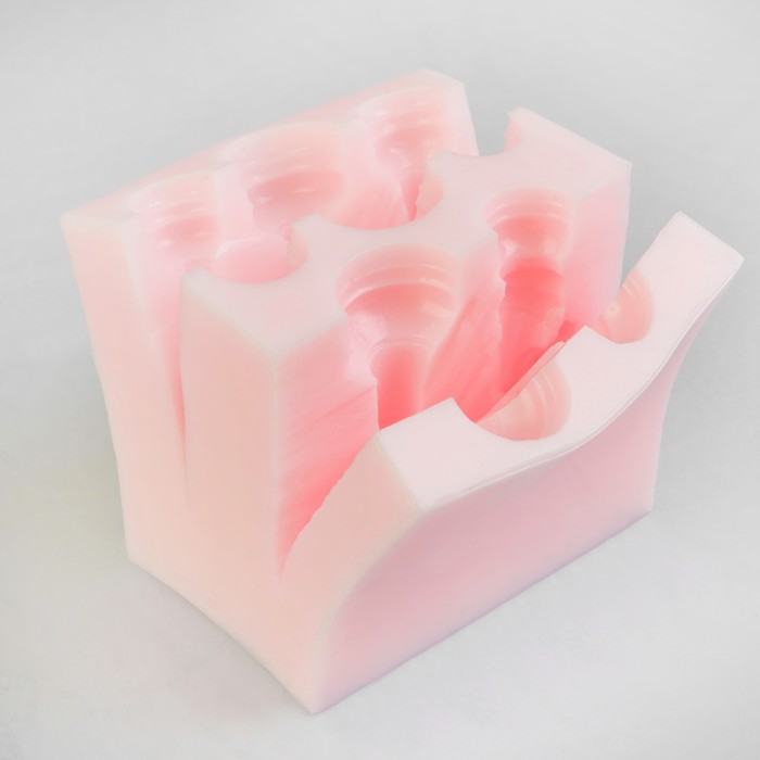 Силиконовая форма для мыла "Шахматы"