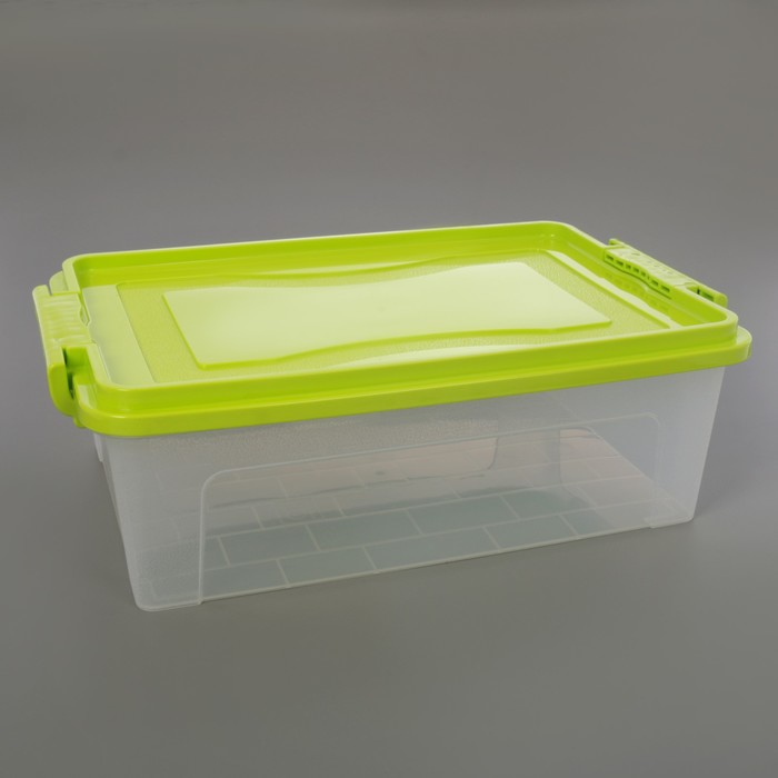 Контейнер для хранения прямоугольный 10,5 л, цвет МИКС