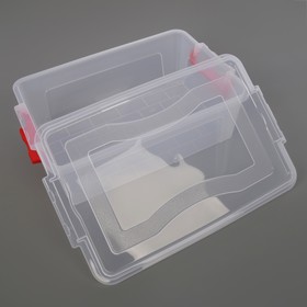 

Контейнер для хранения с крышкой IDEA, 10,5 л, 42×27×14 см, цвет прозрачный
