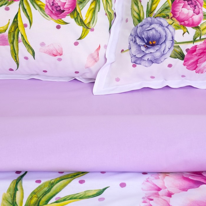 Постельное бельё "Этель" 2 сп LOVE 175*215 см, 200*220 см, 50*70+3 см - 2 шт, ранфорс 111 г/м2