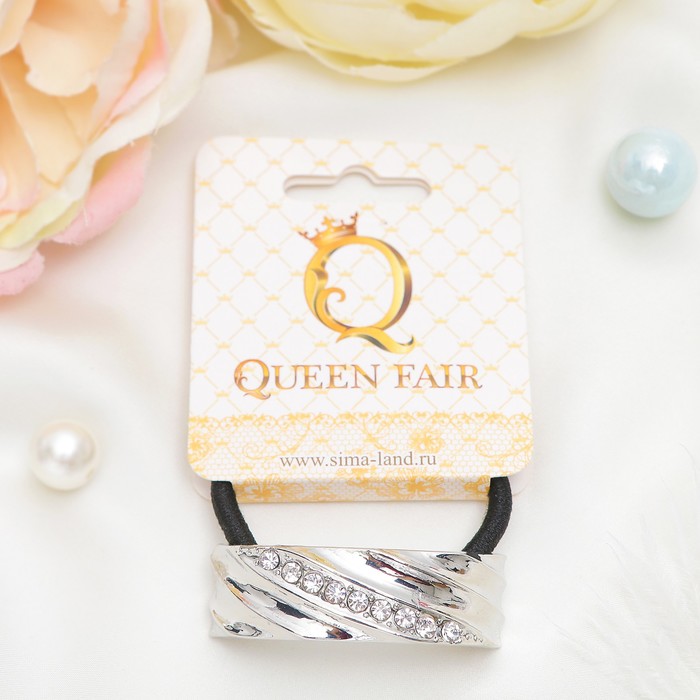 Резинка для волос "Либерти" 4,5 см, волна