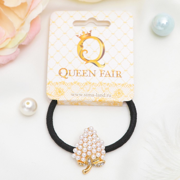 Резинка для волос "Либерти" 3 см, клубничка