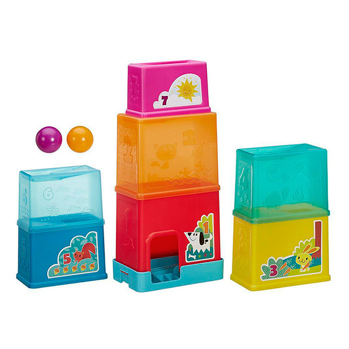 Развивающая игрушка-пирамидка «Складная башня»