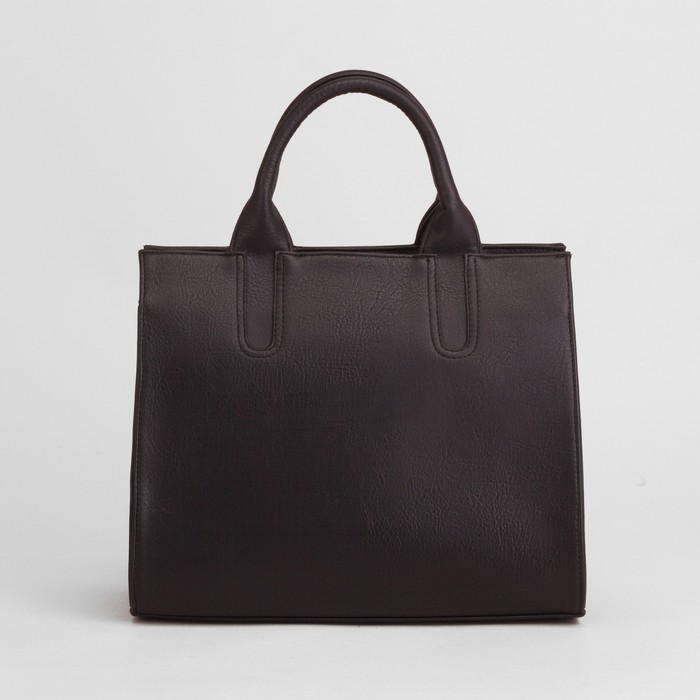 Сумка женская на молнии, 1 отдел, наружный карман, цвет коричневый