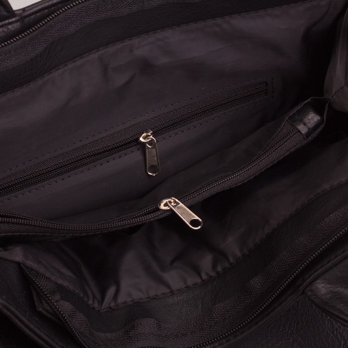 Сумка женская на молнии, 1 отдел, наружный карман, цвет коричневый