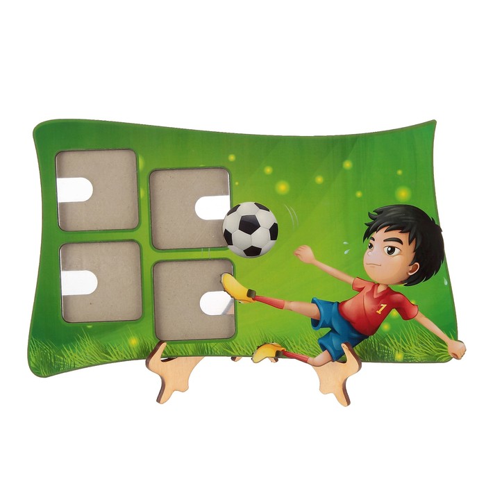 Фоторамка на 4 фото 5х5 см "Жизнь - игра"