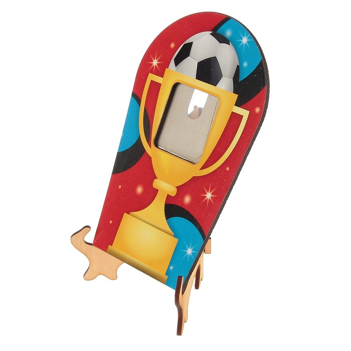 Фоторамка "Кубок с мячом" 5х5 см