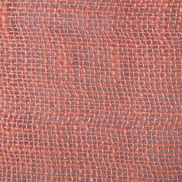 Джут натуральный, коралловый, 0,5 х 5 м