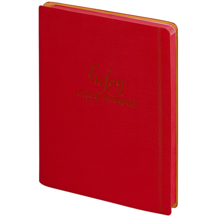 Ежедневник недат. инт обл A5 136л Greenwich Line "E.motion", кожзам, красный