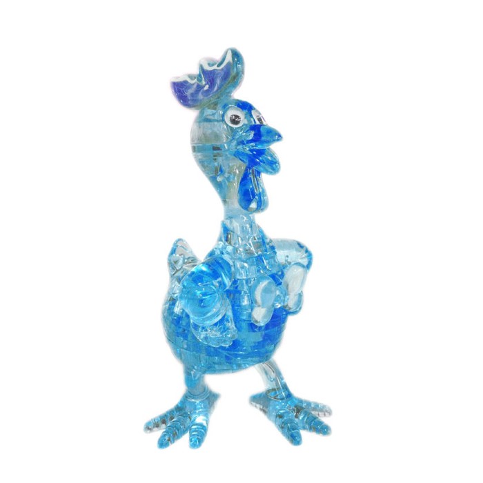 Пазл 3D кристаллический, "Петушок", 39 деталей, цвета МИКС