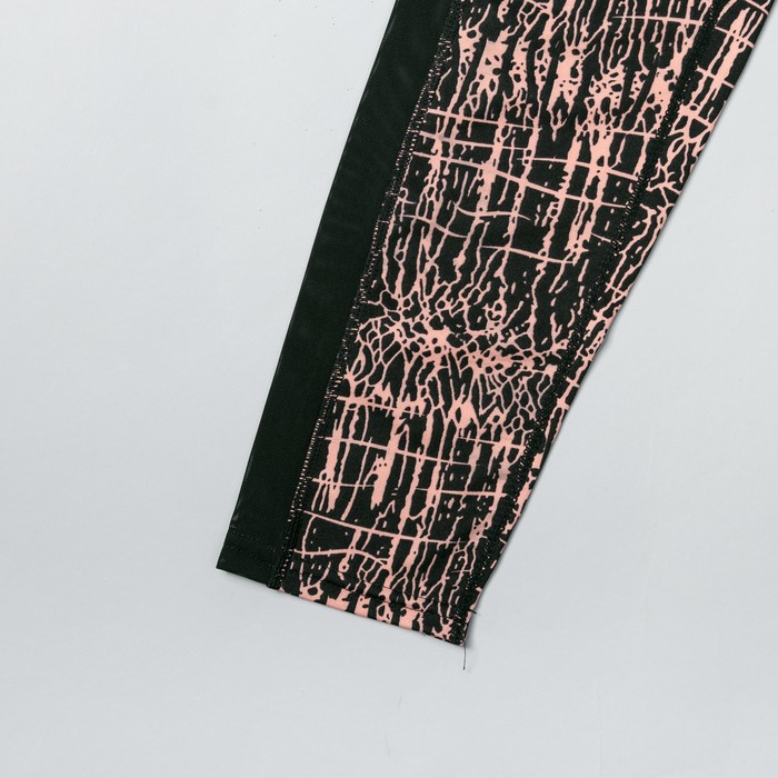 Легинсы женские спортивные 89100 цвет оранжевый, размер 44-48 (M/L)