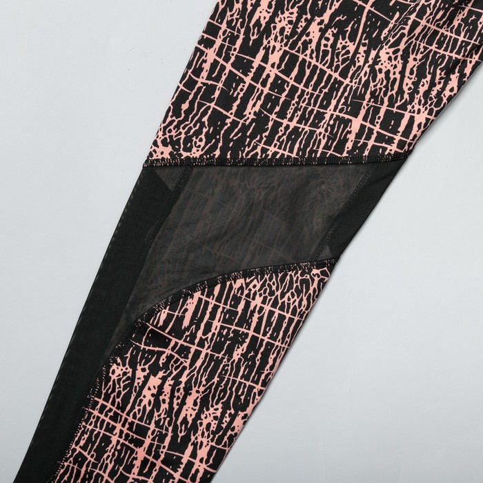 Легинсы женские спортивные 89100 цвет оранжевый, размер 44-48 (M/L)