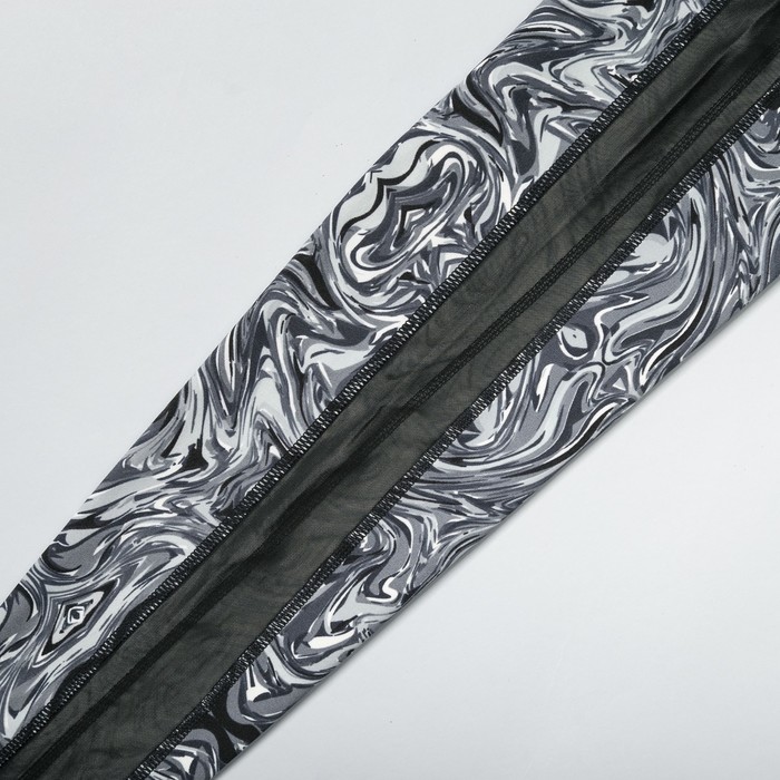 Легинсы женские спортивные 89150 цвет серый/чёрный, размер 40-44 (S/M)