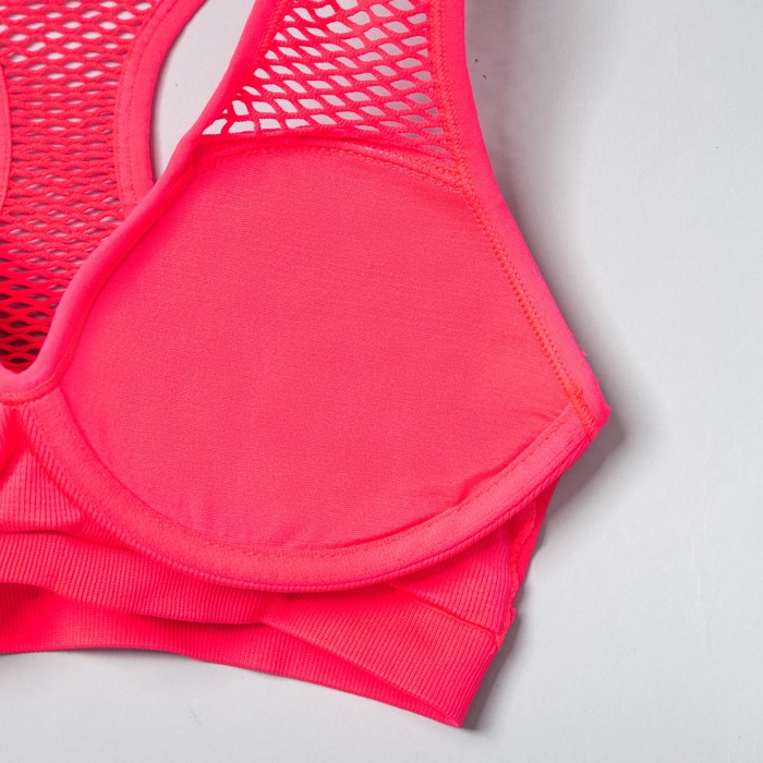 Топ-бра женский спортивный 31500 цвет коралловый, р-р 40-42 (S)
