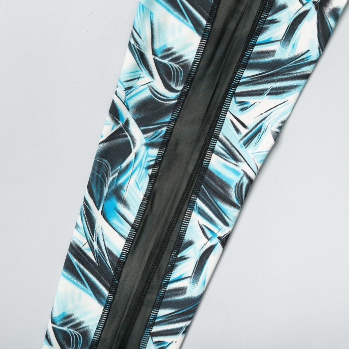 Легинсы женские спортивные 89151 цвет голубой, размер 44-48 (M/L)