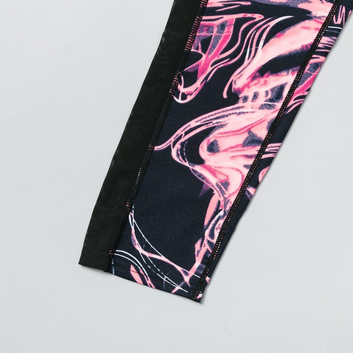 Легинсы женские спортивные 89151 цвет розовый, размер 40-44 (S/M)