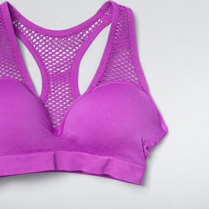 Топ-бра женский спортивный 31500 цвет розовый, р-р 40-42 (S)