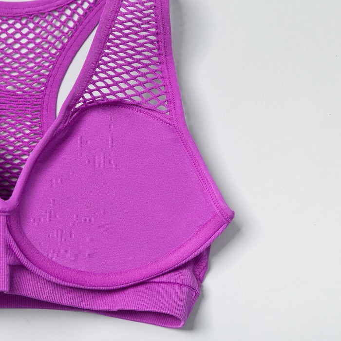 Топ-бра женский спортивный 31500 цвет розовый, р-р 40-42 (S)