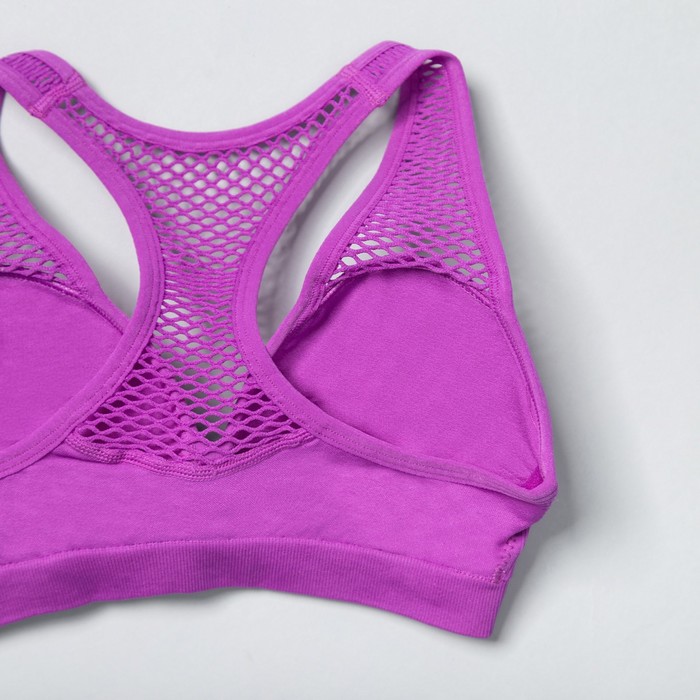 Топ-бра женский спортивный 31500 цвет розовый, р-р 44-46 (M)