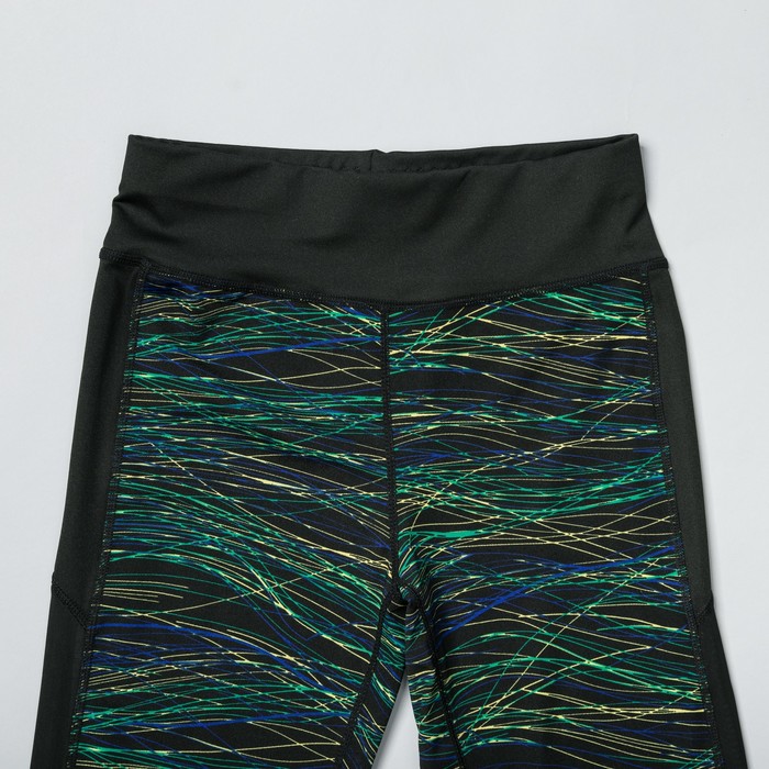 Легинсы женские спортивные 89151 цвет зелёный, размер 44-48 (M/L)