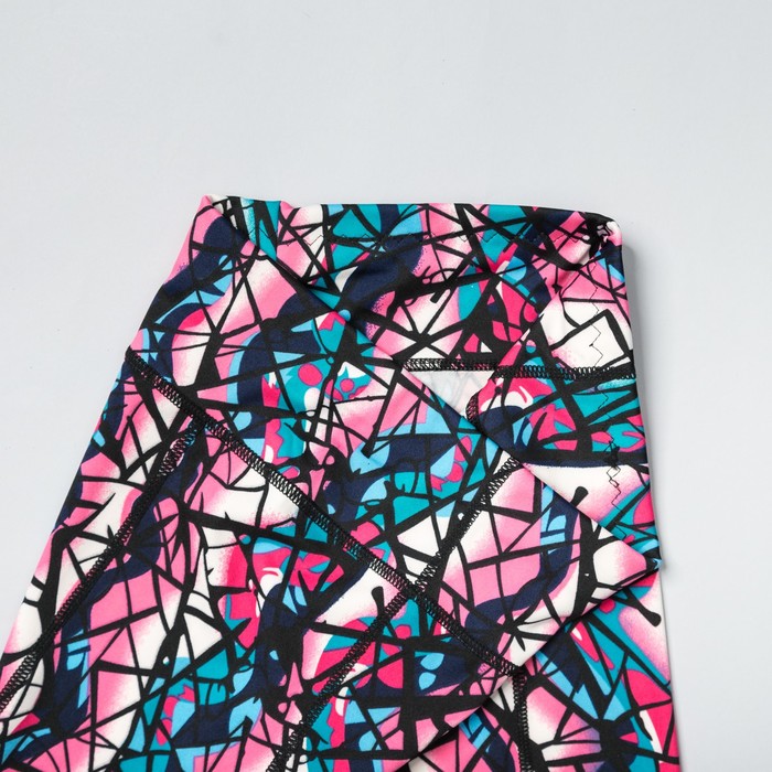 Легинсы женские спортивные 89160 цвет разноцветный, размер 40-44 (S/M)