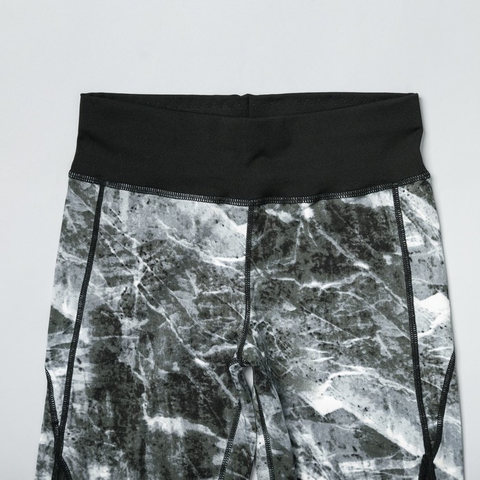 Легинсы женские спортивные 89170 цвет серый, размер 40-44 (S/M)