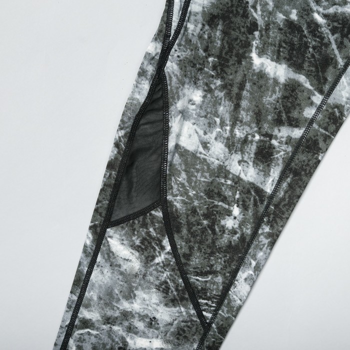 Легинсы женские спортивные 89170 цвет серый, размер 40-44 (S/M)