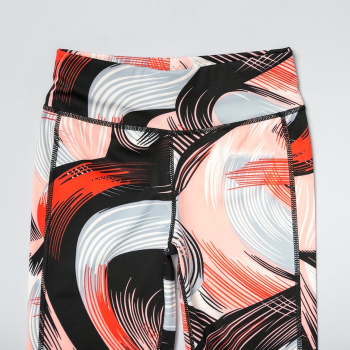 Легинсы женские спортивные 89190 цвет оранжевый, размер 44-48 (M/L)