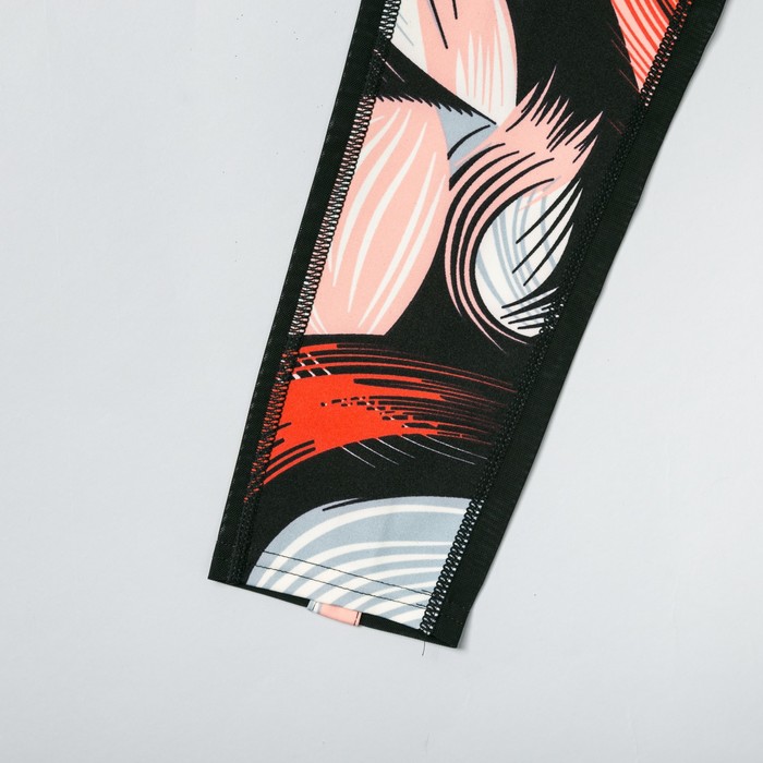 Легинсы женские спортивные 89190 цвет оранжевый, размер 44-48 (M/L)