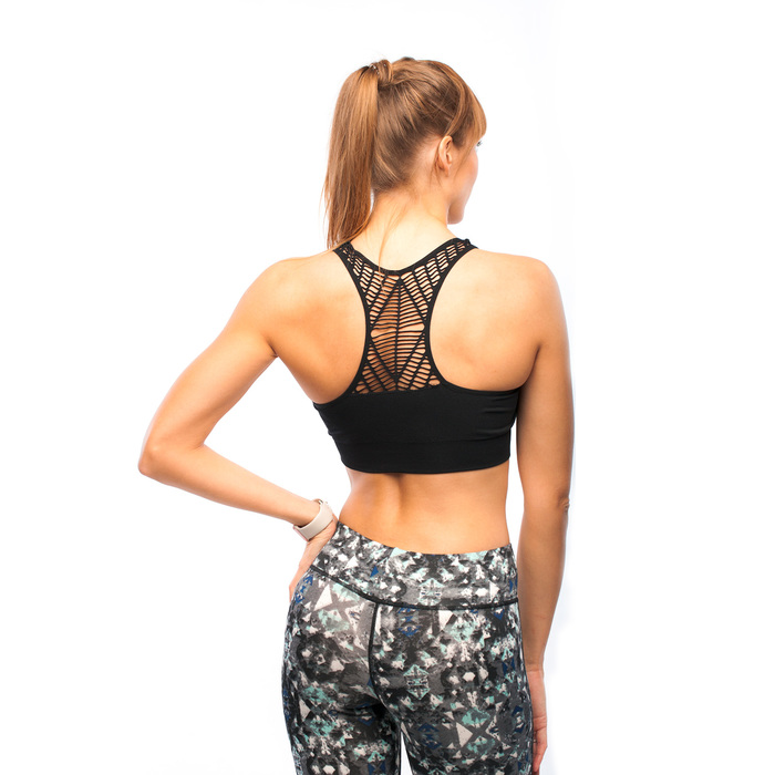 Легинсы женские спортивные 89190 цвет серый, размер 40-44 (S/M)