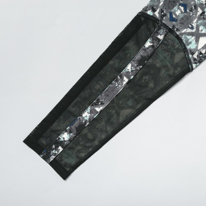 Легинсы женские спортивные 89190 цвет серый, размер 44-48 (M/L)