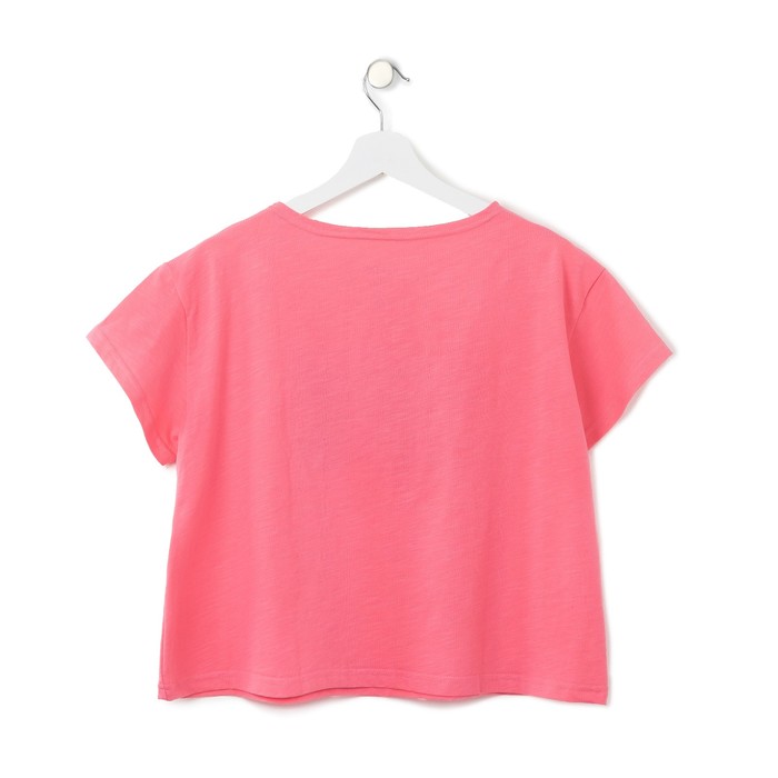 Футболка женская KAFTAN "Tropical", розовый, р-р 40-42, 100% хлопок