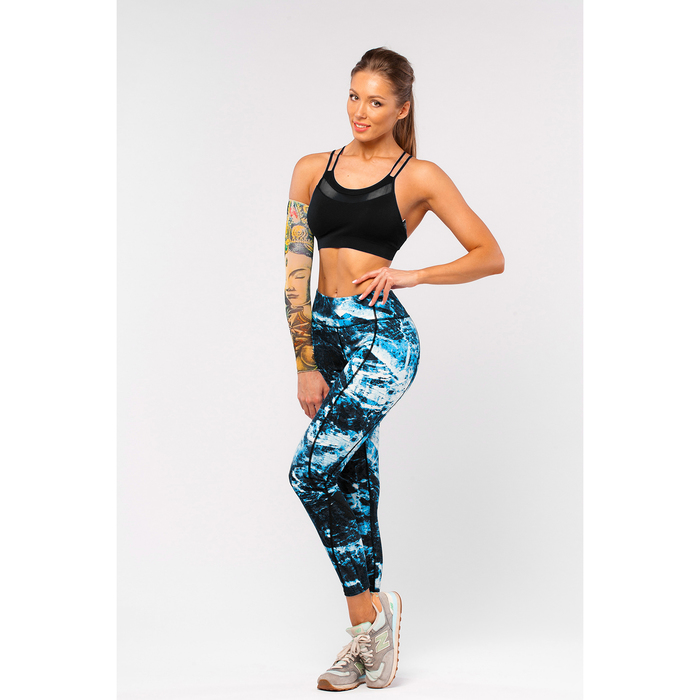 Топ-бра женский спортивный 31743 цвет чёрный, р-р 48-50 (L)