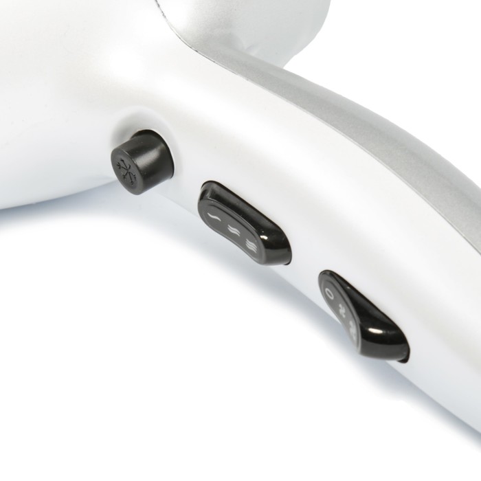 Фен KELLI KL-1110, 2000 Вт, 2 скорости, 3 температурных режима, белый