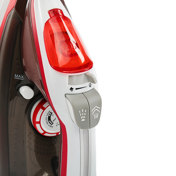 Утюг KELLI KL-1633, 2600 Вт, керамическое покрытие, самоочистка, паровой удар