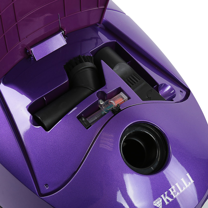 Пылесос KELLI KL-8011, 2400 Вт, мешок 2,5 л., металлическая телескопическая трубка.