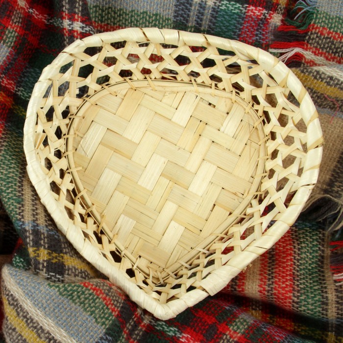Хлебница "Сердце" бамбук 20 см