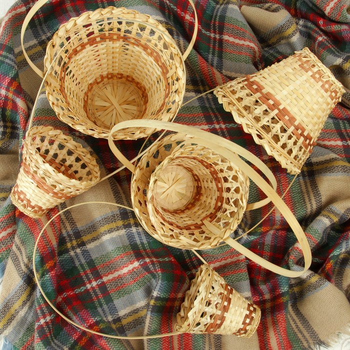 Набор корзинок "Чудо" бамбук 6 штук (d20/H17;18/15;16/14;14/12;12/11;10/11) см